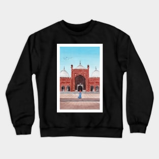 Badshahi Mosque, Pakistan Crewneck Sweatshirt